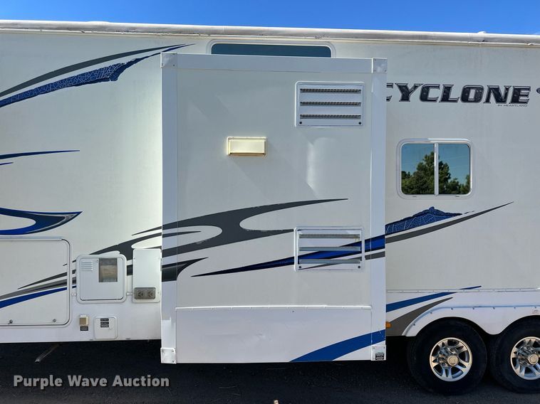 image for item NP9535 2010 Heartland Cyclone 3950  toy hauler camper
