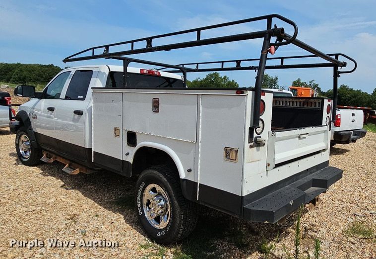 image for item NT9876 2012 Dodge Ram 2500HD  Crew Cab utility bed pickup truck