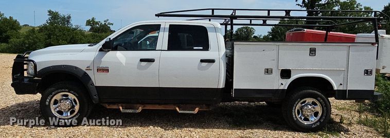 image for item NT9876 2012 Dodge Ram 2500HD  Crew Cab utility bed pickup truck