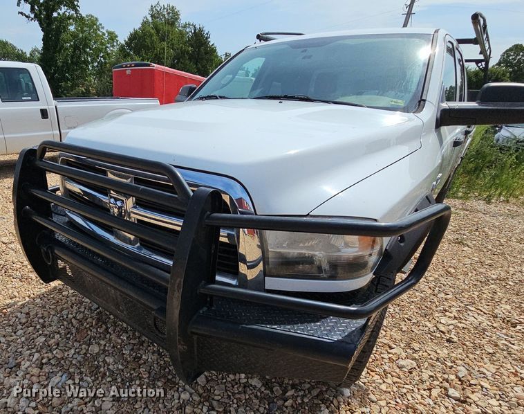 image for item NT9876 2012 Dodge Ram 2500HD  Crew Cab utility bed pickup truck