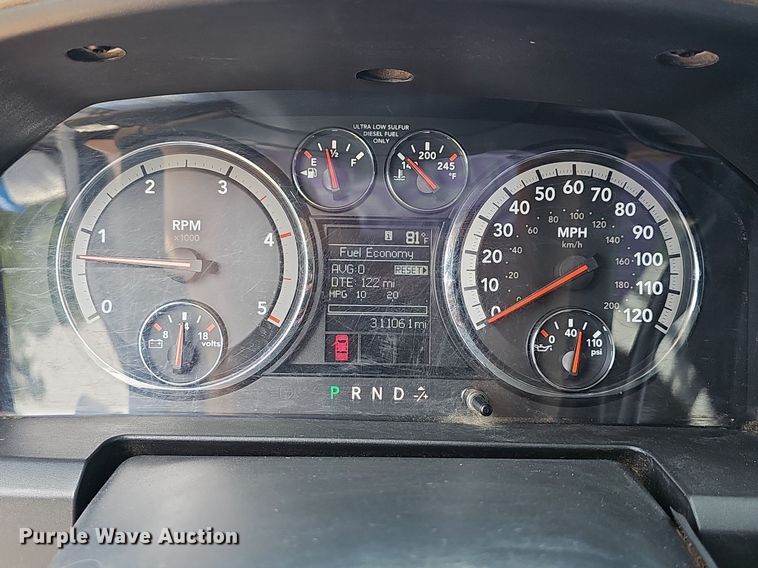 image for item NT9876 2012 Dodge Ram 2500HD  Crew Cab utility bed pickup truck