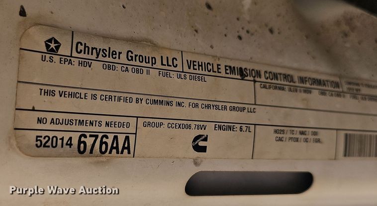 image for item NT9876 2012 Dodge Ram 2500HD  Crew Cab utility bed pickup truck