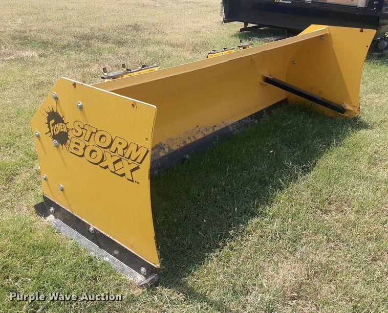 image for item NV9282 Fisher Storm Boxx  skid steer snow pusher