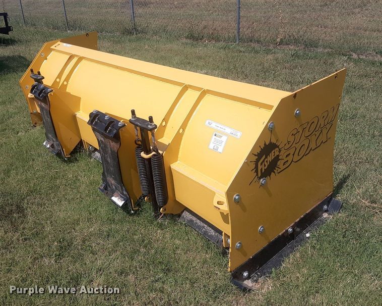 image for item NV9282 Fisher Storm Boxx  skid steer snow pusher