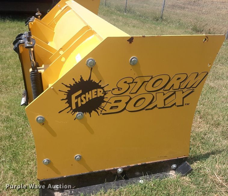 image for item NV9282 Fisher Storm Boxx  skid steer snow pusher