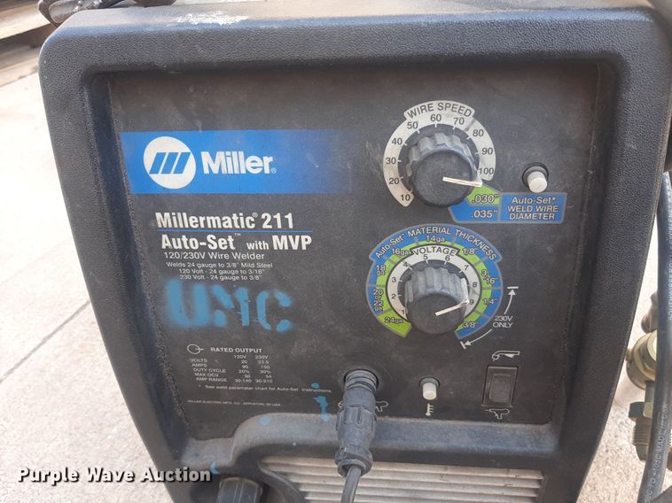 image for item NV9290 Miller Millermatic 211  welder