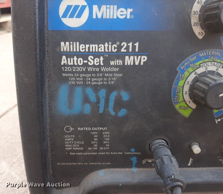 image for item NV9290 Miller Millermatic 211  welder