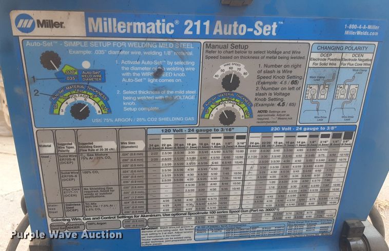 image for item NV9290 Miller Millermatic 211  welder