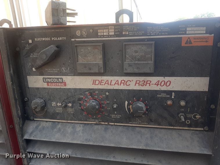 image for item NV9291 (2) Lincoln IdealArc R3R-400 welders