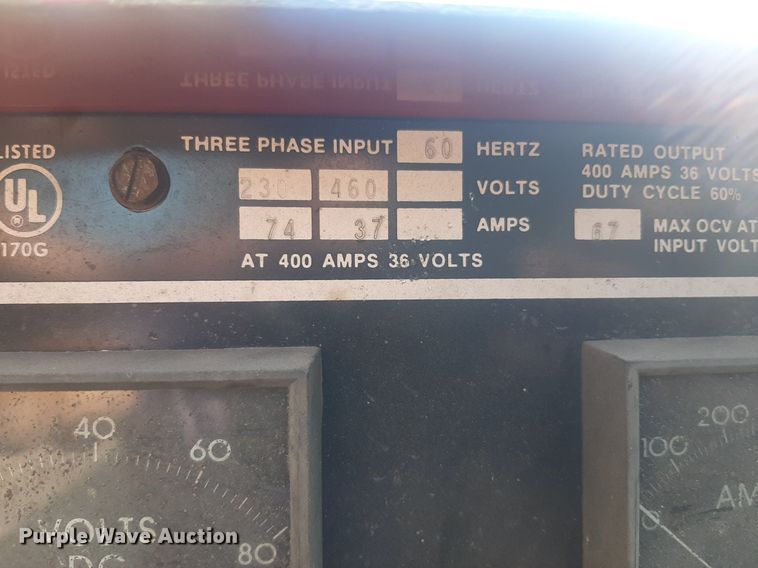 image for item NV9291 (2) Lincoln IdealArc R3R-400 welders