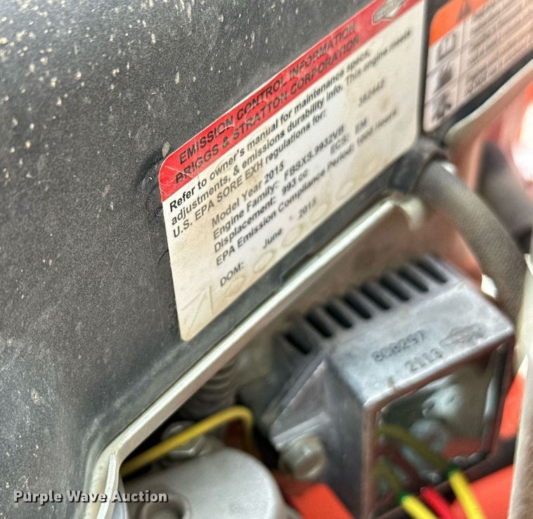 image for item NX9700 2015 Bad Boy Outlaw XP  ZTR lawn mower