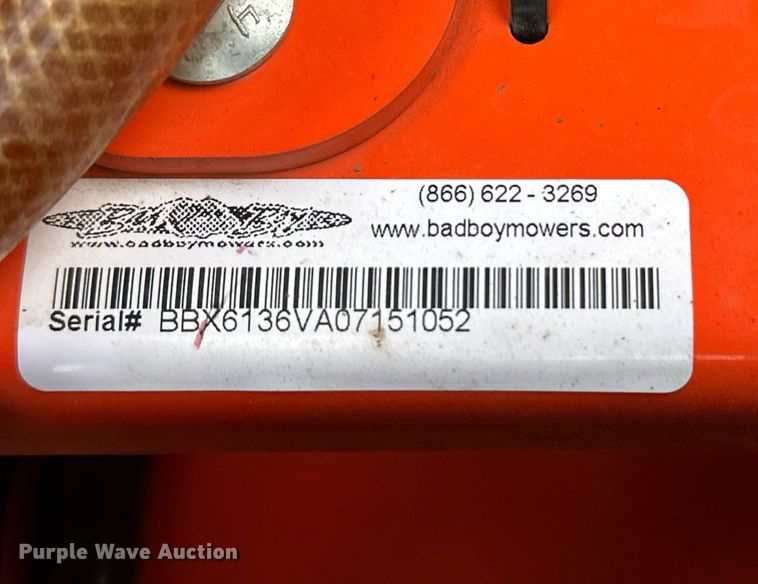 image for item NX9700 2015 Bad Boy Outlaw XP  ZTR lawn mower