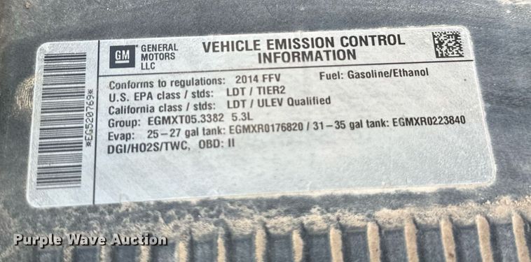 image for item NX9745 2014 Chevrolet Silverado 1500  Crew Cab pickup truck