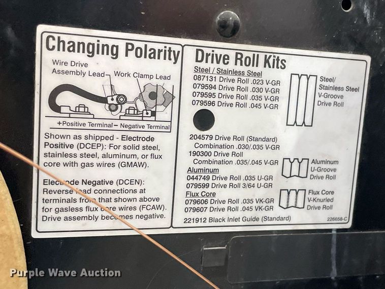 image for item NX9748 Miller Millermatic 252  welder