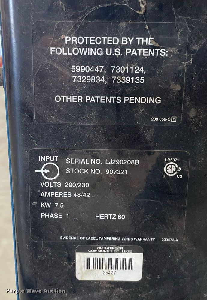 image for item NX9749 Miller Millermatic 252  welder