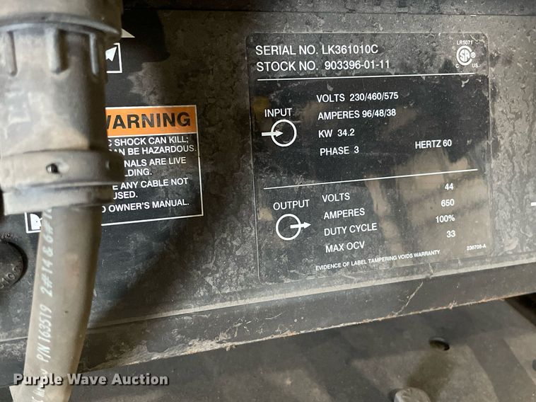 image for item NX9750 Miller Deltaweld 652  welder