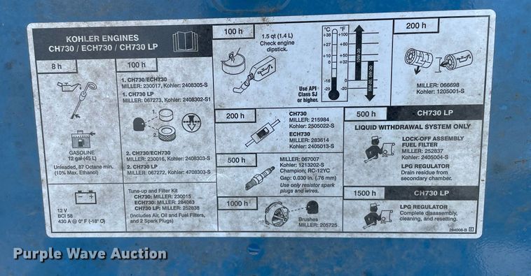 image for item NX9752 Miller Bobcat 260  welder/generator