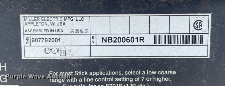 image for item NX9752 Miller Bobcat 260  welder/generator