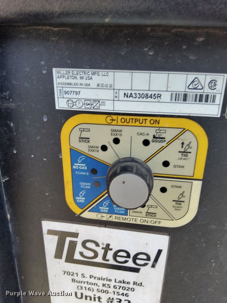 image for item NX9754 Miller Trailblazer 325  welder/generator