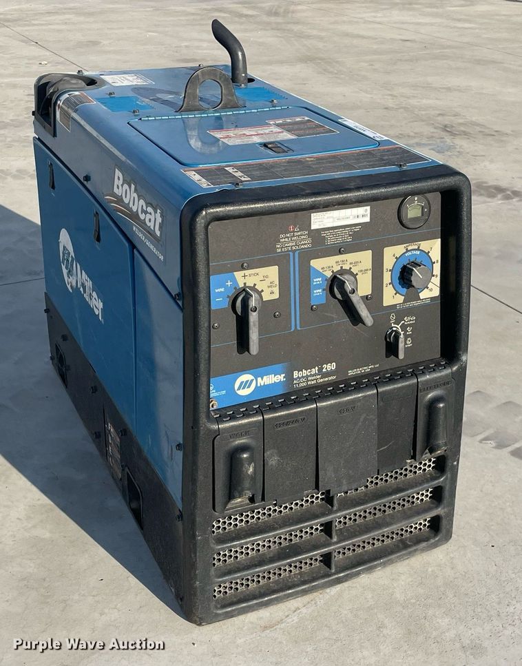 image for item NX9755 Miller Bobcat 260  welder/generator