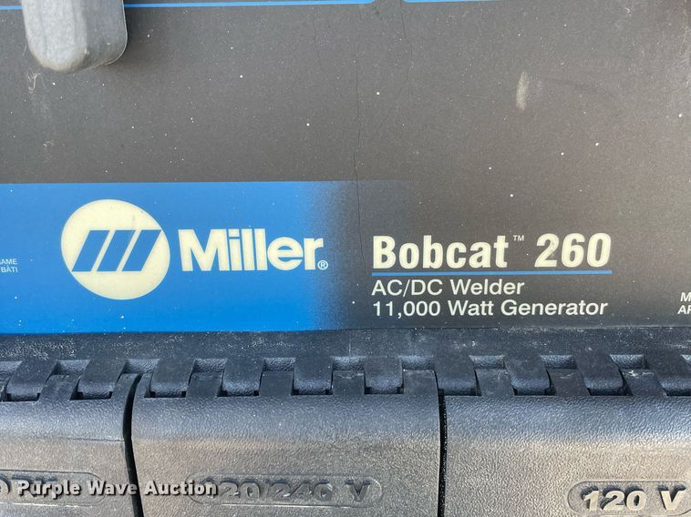 image for item NX9755 Miller Bobcat 260  welder/generator