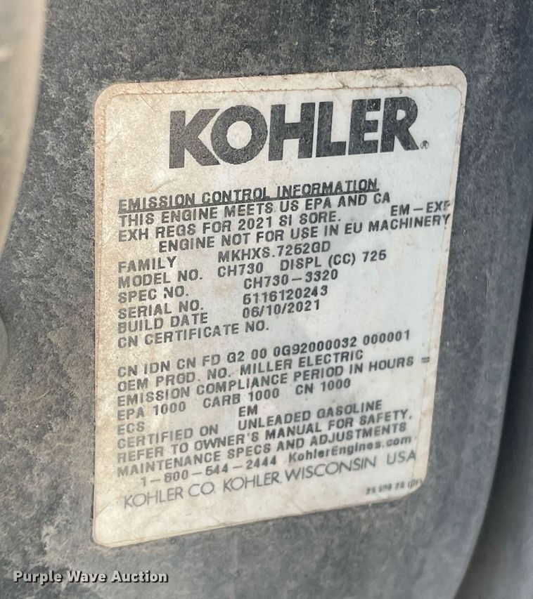 image for item NX9755 Miller Bobcat 260  welder/generator