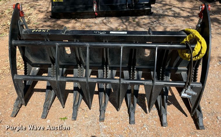 image for item NY9799 72" W skid steer grapple bucket