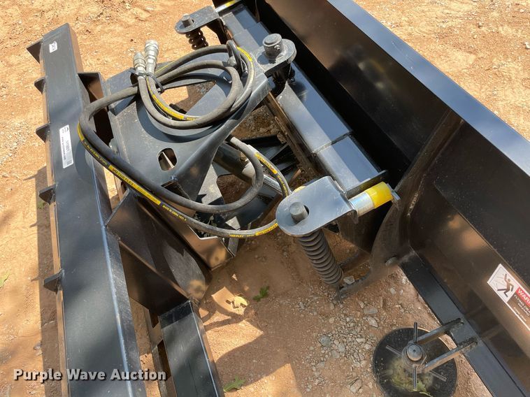 image for item NY9801 JCT  72" W skid steer snow pusher