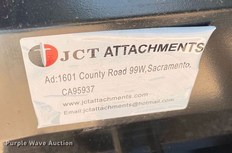 image for item NY9801 JCT  72" W skid steer snow pusher