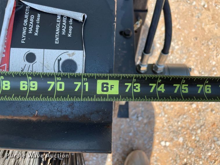 image for item NY9802 JCT  72" W skid steer broom