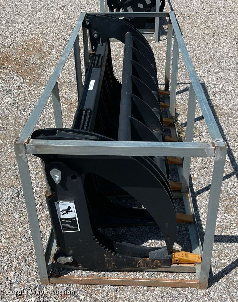 image for item NY9817 77"W skid steer grapple bucket