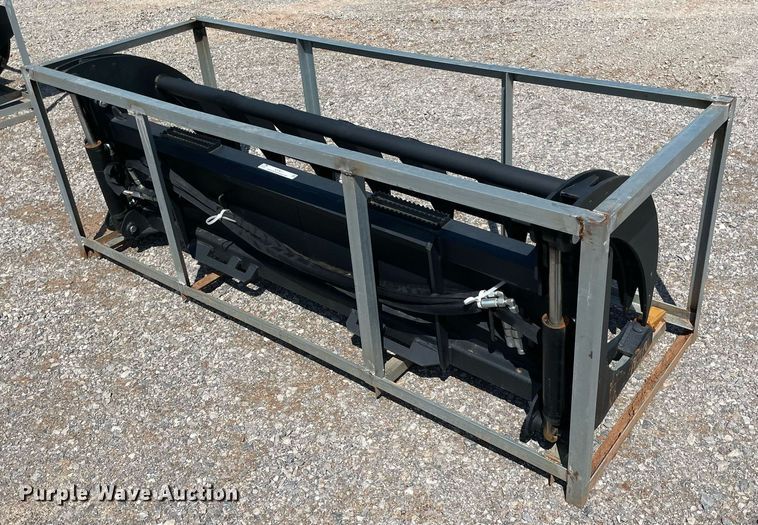 image for item NY9817 77"W skid steer grapple bucket