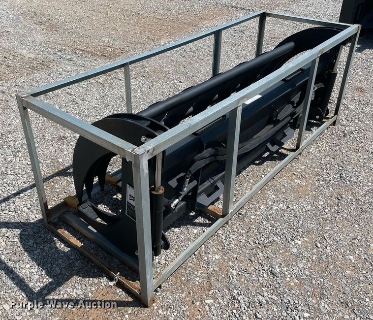 image for item NY9817 77"W skid steer grapple bucket