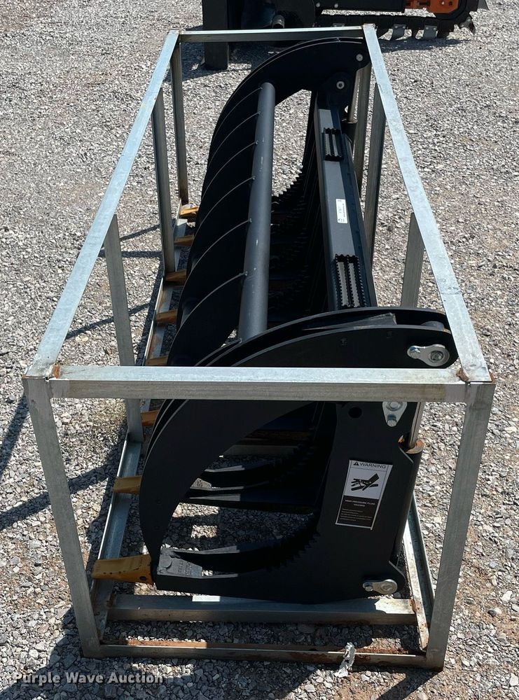 image for item NY9817 77"W skid steer grapple bucket