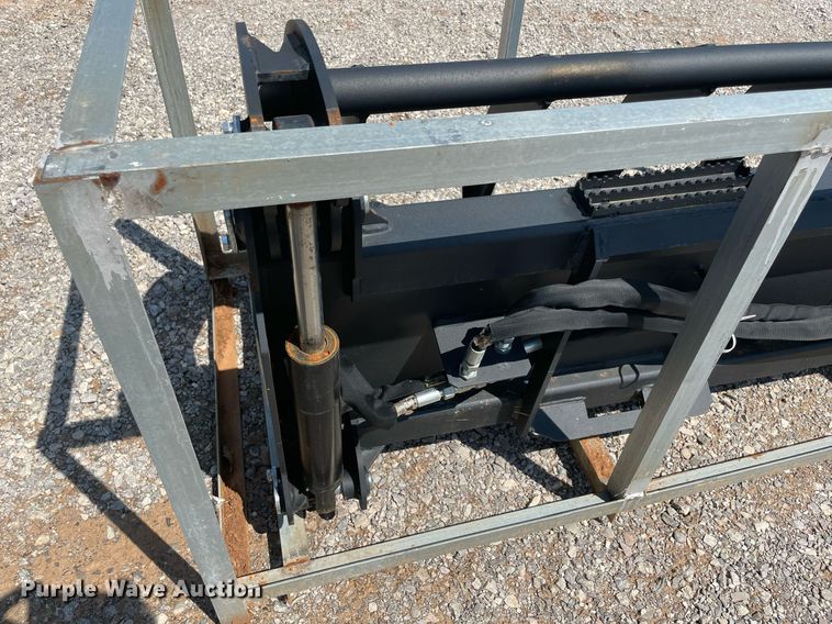 image for item NY9817 77"W skid steer grapple bucket