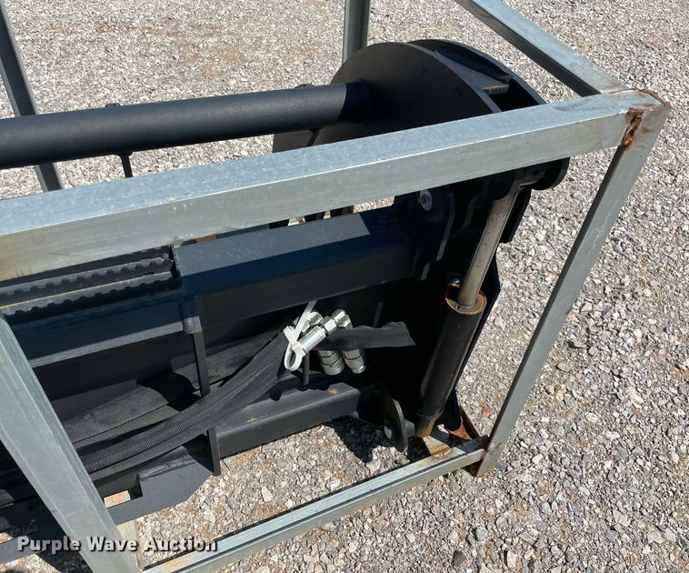 image for item NY9817 77"W skid steer grapple bucket