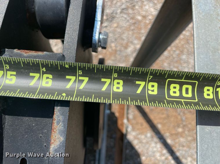 image for item NY9817 77"W skid steer grapple bucket