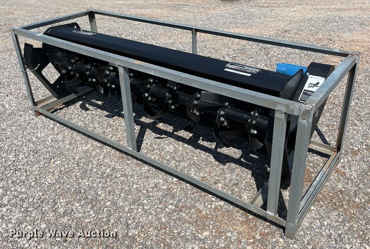 image for item NY9818 72"W skid steer tiller