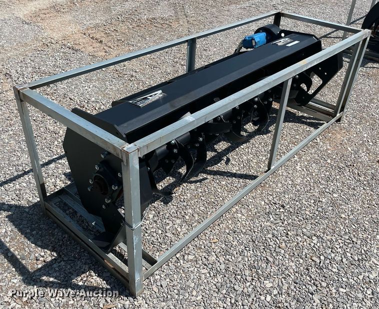 image for item NY9818 72"W skid steer tiller