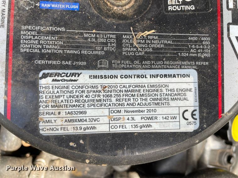 image for item NY9820 2011 Larson LX850 boat