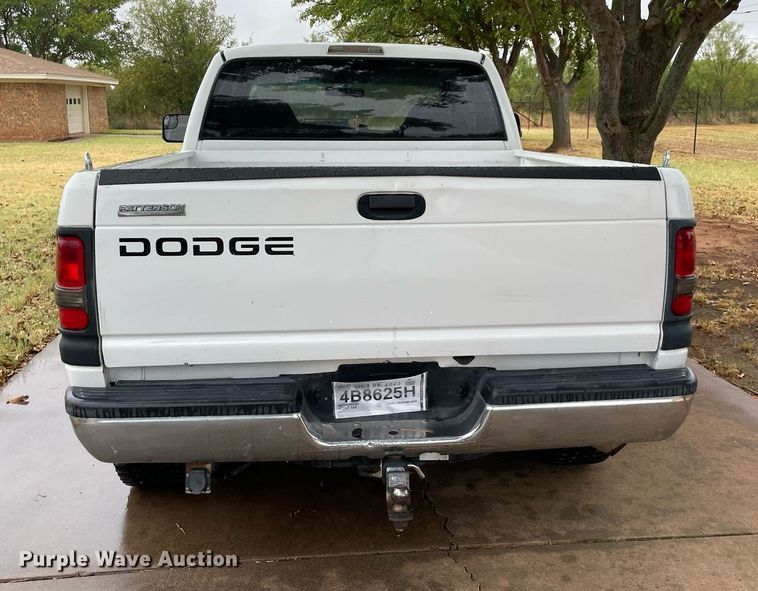 image for item NY9823 2002 Dodge Ram 2500  Quad Cab pickup truck