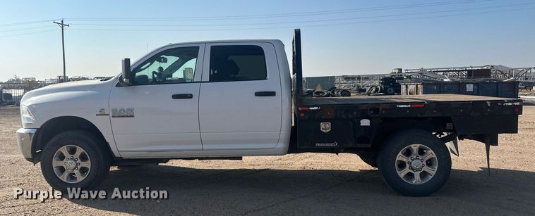 image for item OC9457 2015 Dodge Ram 3500HD  Crew Cab flatbed pickup truck