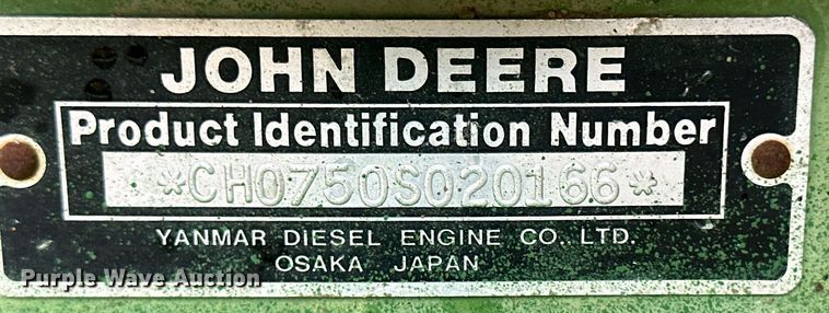 image for item OC9487 1986 John Deere 750  MFWD tractor