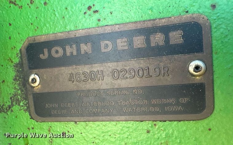 image for item OC9523 1977 John Deere 4630  tractor