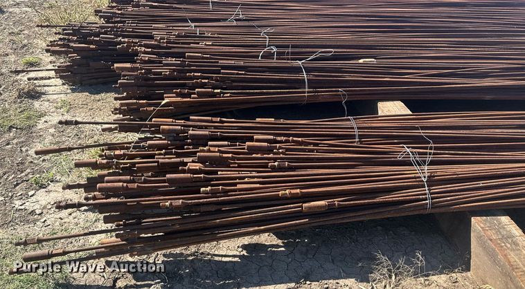 image for item OC9524 (100) joints of 25' L x 5/8" diameter sucker rod