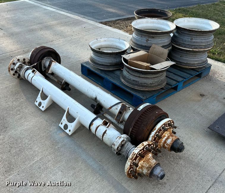 image for item OF9023 (2) trailer axles