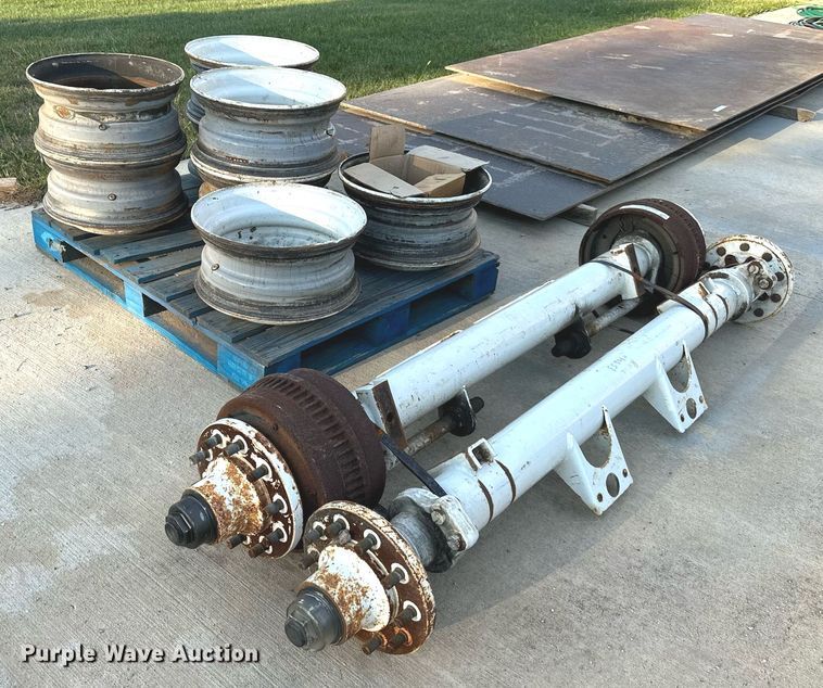 image for item OF9023 (2) trailer axles