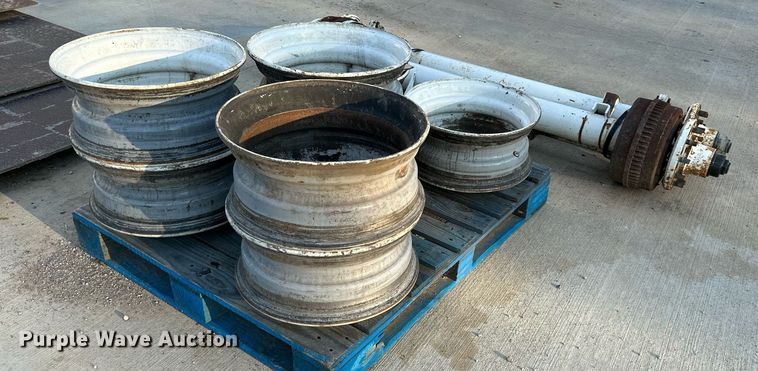 image for item OF9023 (2) trailer axles