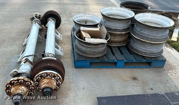 image for item OF9023 (2) trailer axles