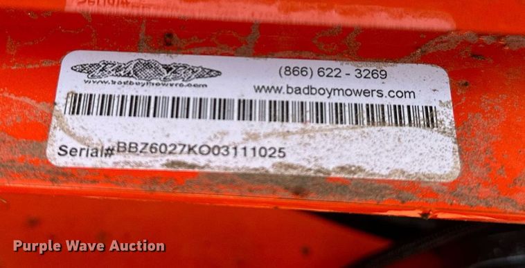 image for item OG9246 Bad Boy Pro Series  ZTR lawn mower